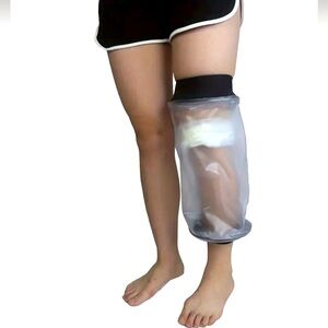 Waterproof Knee/Leg Cast Cover, Reusable for Bath, Shower Water Tight Protection